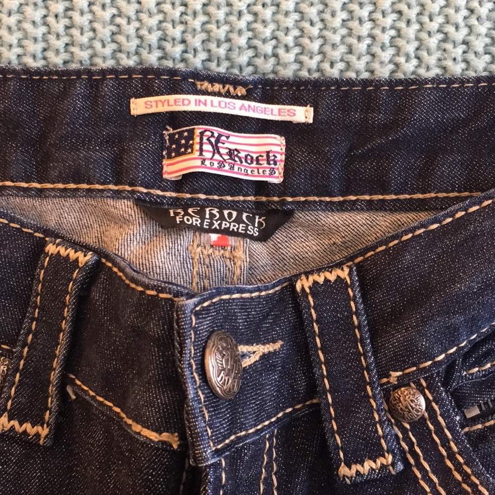 Re Rock For Express Double Seam Barely Boot Jeans… - image 2